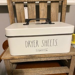 Rae Dunn Dryer Sheets Tin
